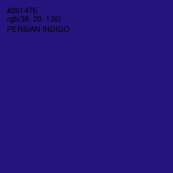 #26147E - Persian Indigo Color Image