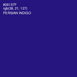 #26157F - Persian Indigo Color Image