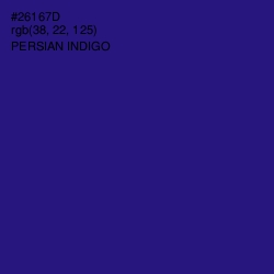 #26167D - Persian Indigo Color Image