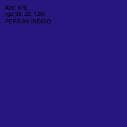 #26167E - Persian Indigo Color Image