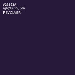 #26193A - Revolver Color Image