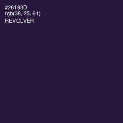 #26193D - Revolver Color Image