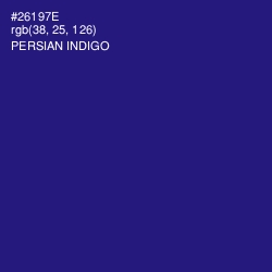 #26197E - Persian Indigo Color Image