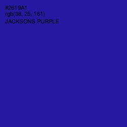 #2619A1 - Jacksons Purple Color Image