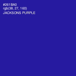 #261BA0 - Jacksons Purple Color Image