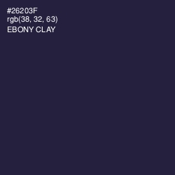 #26203F - Ebony Clay Color Image