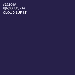 #26204A - Cloud Burst Color Image
