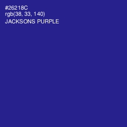 #26218C - Jacksons Purple Color Image