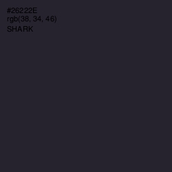 #26222E - Shark Color Image