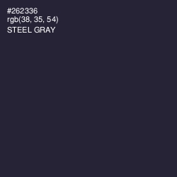 #262336 - Steel Gray Color Image