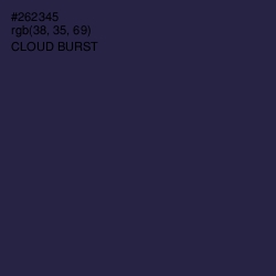 #262345 - Cloud Burst Color Image