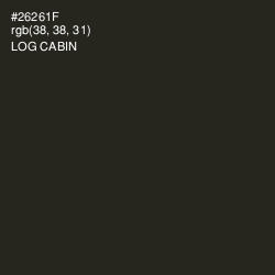 #26261F - Log Cabin Color Image