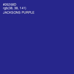 #26268D - Jacksons Purple Color Image