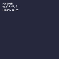 #26293D - Ebony Clay Color Image