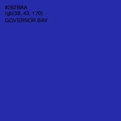 #262BAA - Governor Bay Color Image