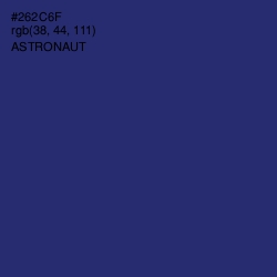 #262C6F - Astronaut Color Image