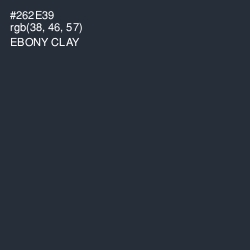#262E39 - Ebony Clay Color Image