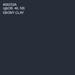 #262E3A - Ebony Clay Color Image