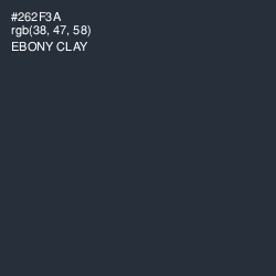 #262F3A - Ebony Clay Color Image
