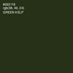 #263118 - Green Kelp Color Image