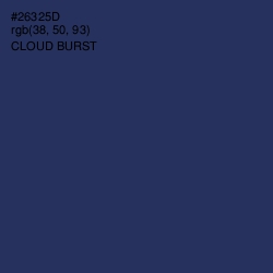 #26325D - Cloud Burst Color Image