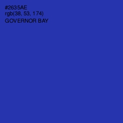 #2635AE - Governor Bay Color Image