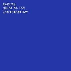 #2637A8 - Governor Bay Color Image