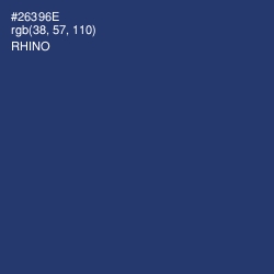 #26396E - Rhino Color Image