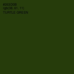 #263D0B - Turtle Green Color Image