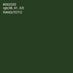 #263D20 - Rangitoto Color Image