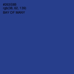 #263E8B - Bay of Many Color Image