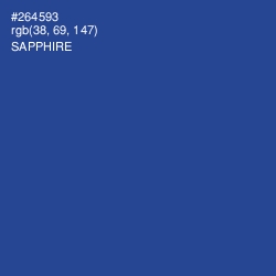 #264593 - Sapphire Color Image