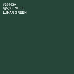 #26463A - Lunar Green Color Image