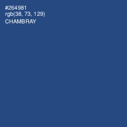 #264981 - Chambray Color Image