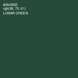 #264B3D - Lunar Green Color Image