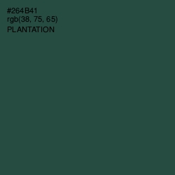 #264B41 - Plantation Color Image