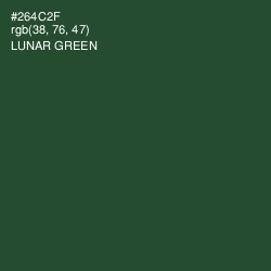 #264C2F - Lunar Green Color Image