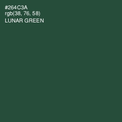 #264C3A - Lunar Green Color Image