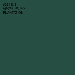 #264E43 - Plantation Color Image