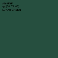 #264F3F - Lunar Green Color Image