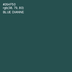 #264F50 - Blue Dianne Color Image