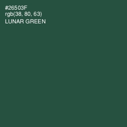 #26503F - Lunar Green Color Image