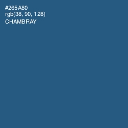 #265A80 - Chambray Color Image