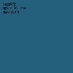 #265F7C - San Juan Color Image