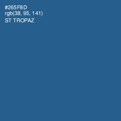 #265F8D - St Tropaz Color Image