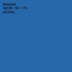 #2668AA - Astral Color Image