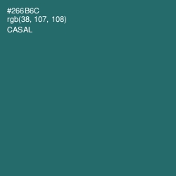 #266B6C - Casal Color Image