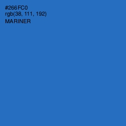 #266FC0 - Mariner Color Image