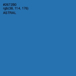 #2672B0 - Astral Color Image