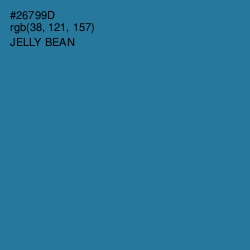 #26799D - Jelly Bean Color Image